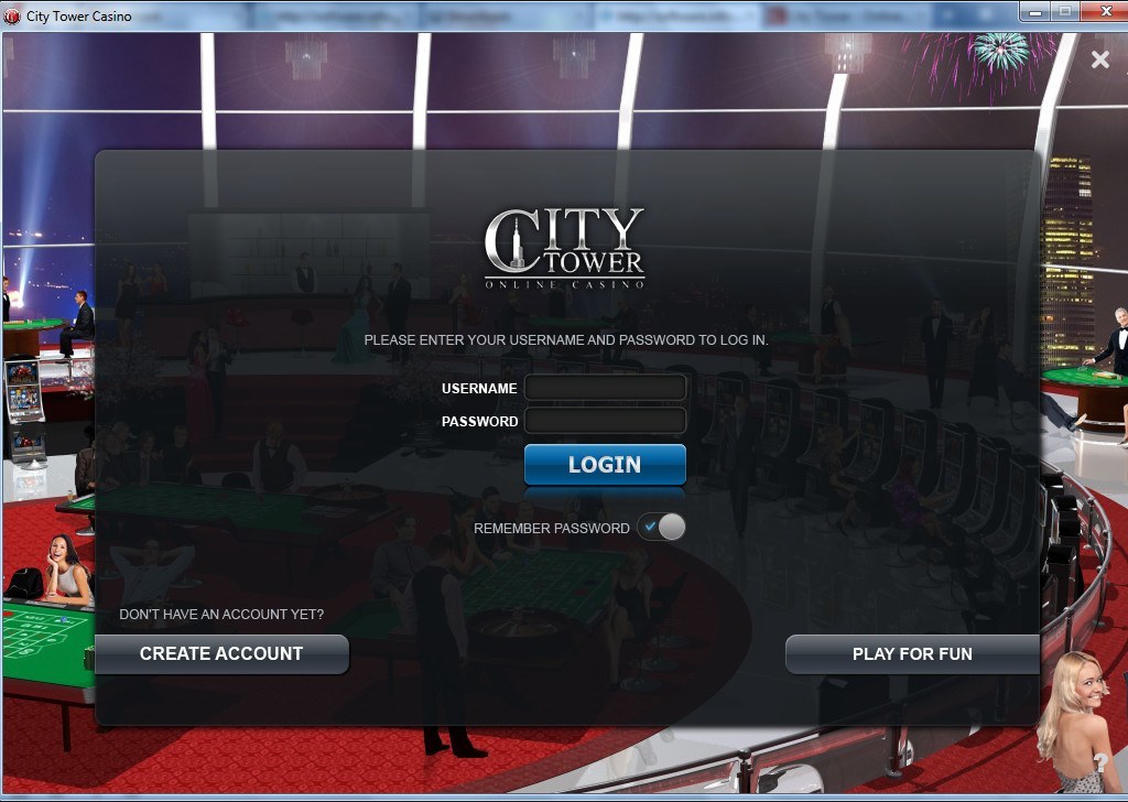 City tower casino online no deposit