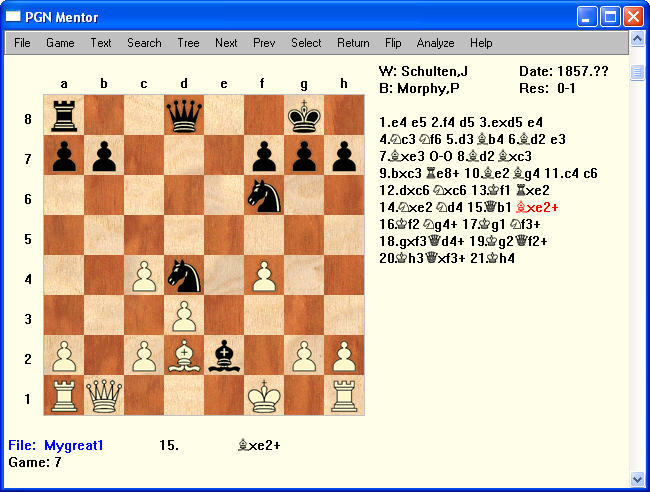 PGN Mentor - The world's best PGN utility.