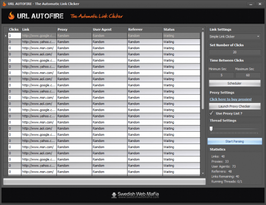 Auto Link Clicker With Proxy