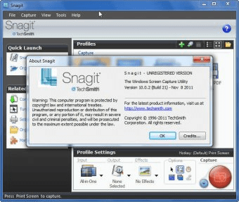 i cant install snagit record system audio