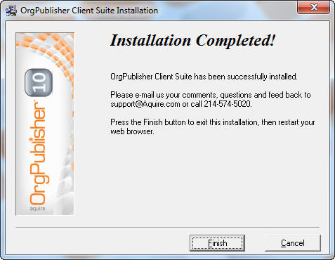 OrgPublisher PluginX Download - View your organizational