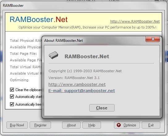 ram booster for windows xp free download