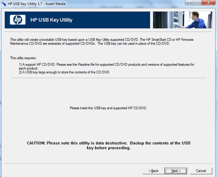 USB Key Utility 1.7 Download (Free) hpusbkey.exe