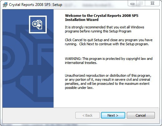 crystal reports runtime 2008 sp1