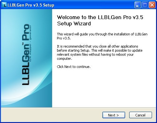 llblgen pro 2.6