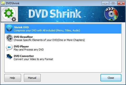 internacional acero SIDA DVD Shrink Download - Utility to copy encrypted DVDs or DVDs larger than  4.7 Gb