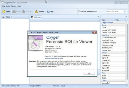 Sqlite online viewer