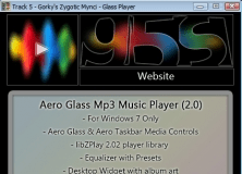 Aero Glass Mp3 Player