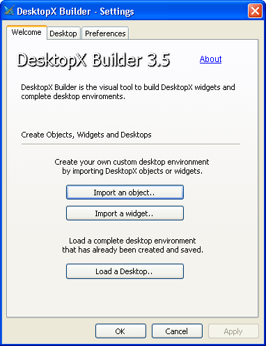 desktopx builder 3.5