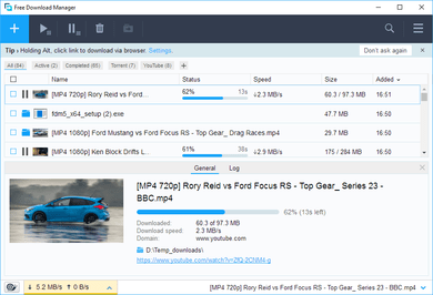 free idm download manager chrome