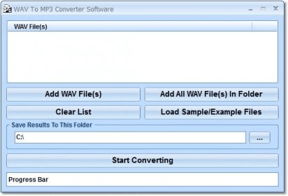 Wav To Mp3 Converter Software 7 0 Download Free Trial Wav To
