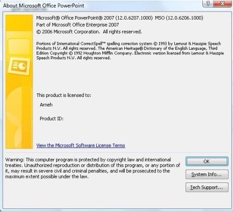Microsoft Office 2007 SP1  Download (Free)