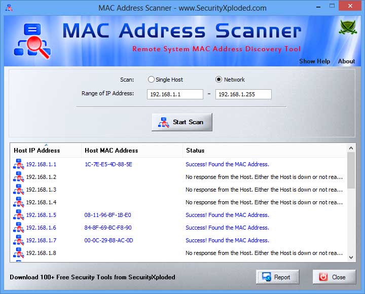 MAC Scanner, Free MAC Address Scanner - Colasoft