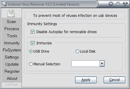 autorun virus remover v3.3 serial key