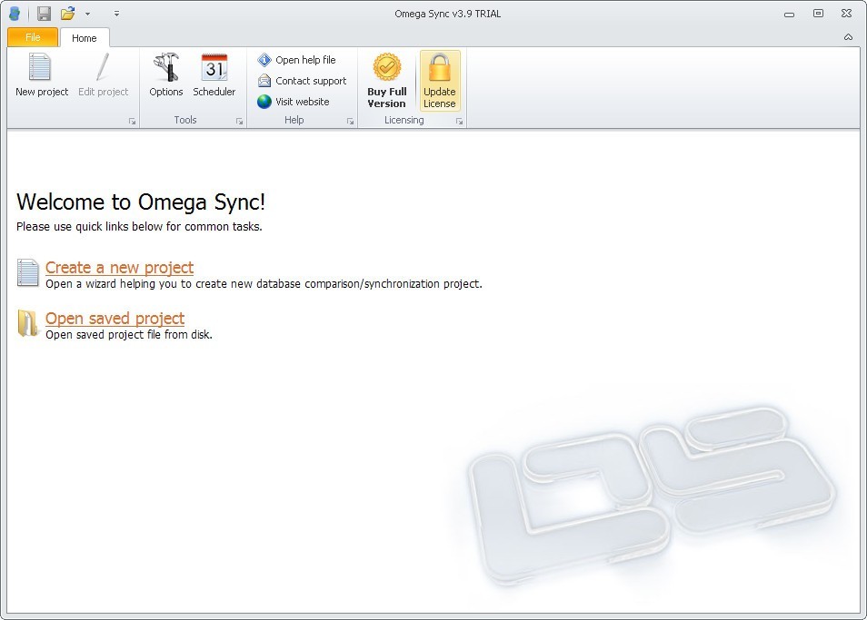 Omega Sync Download You can compare and synchronize