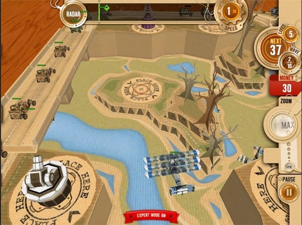 War in a Box: Paper Tanks - Tower Defence Fun for Ubuntu