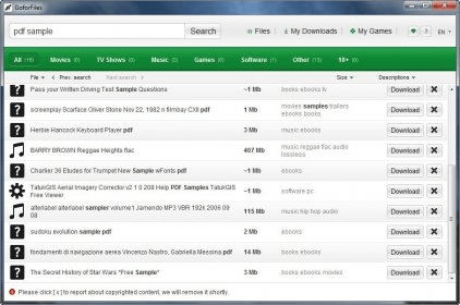 goforfiles 1.0.0