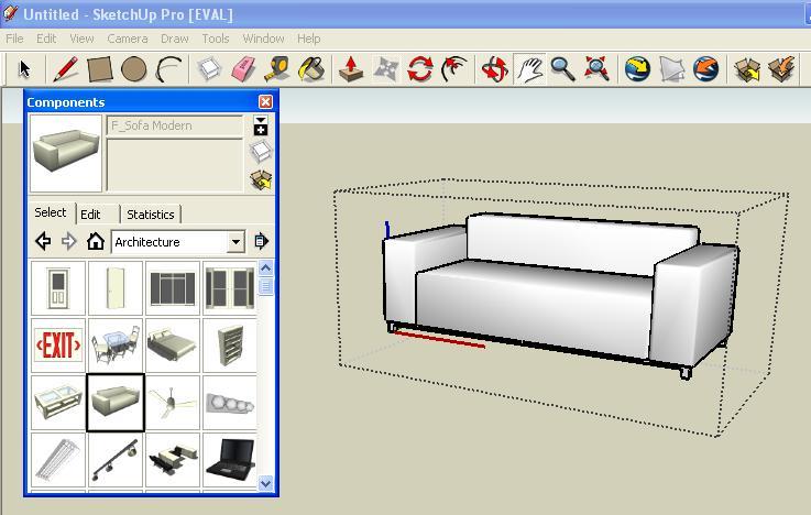 sketchup 17 save components library