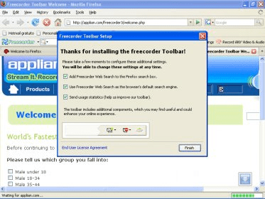 freecorder 4 toolbar