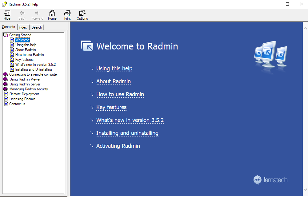 radmin remote control 3.4