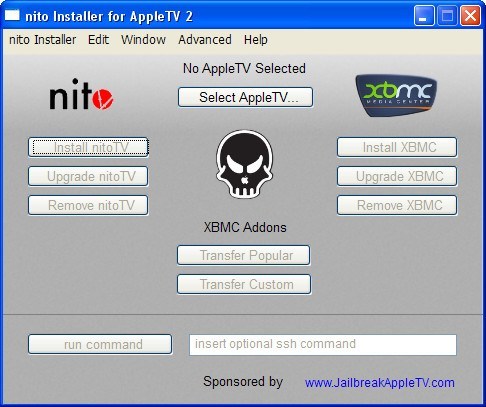 send nito installer apple tv 2