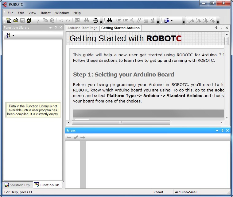 how to program robotc