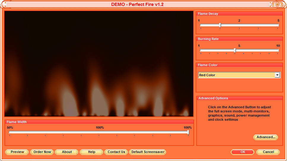 Perfect Fire Screen Saver 1 0 Download Free Trial Sspfire Exe
