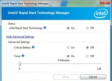 Intel® Rapid Start Technology Manager