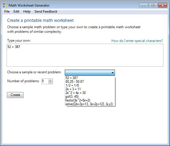 Microsoft Math Worksheet Generator Software Free Download Christine Engen s Math Worksheets