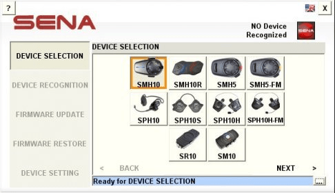 Sena device manager