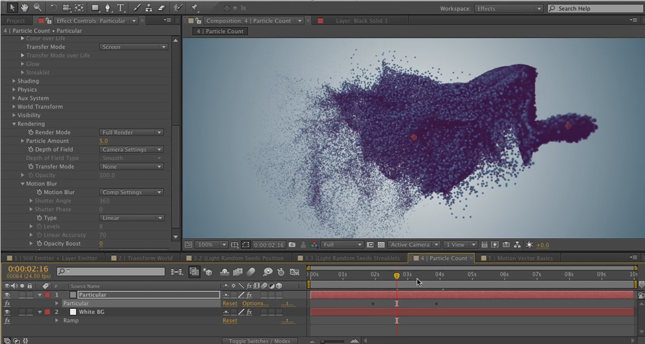 after effects trapcode particular plugin free download
