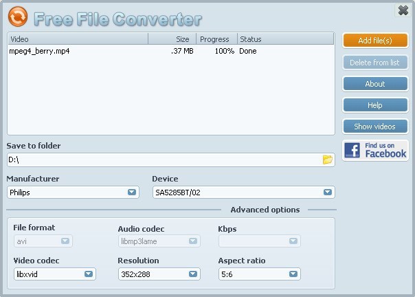 portable free file format converter