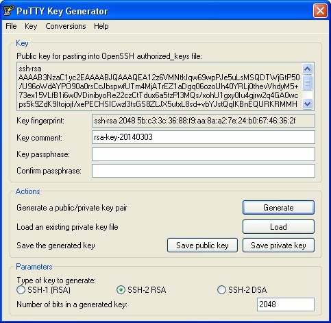 putty key generator free download