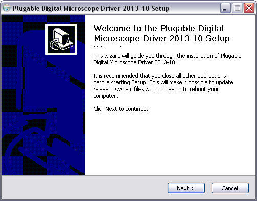 Plugable Digital Microscope Driver - A custom driver for the microscope, which replaces Microsoft's