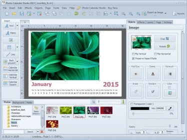 Mojosoft photo calendar studio 2016