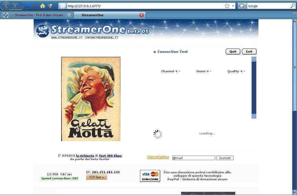 STREAMERONE BETA 0.5 SCARICA
