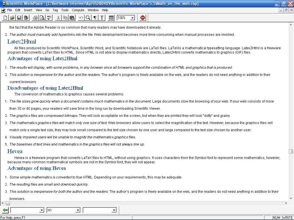 scientific workplace 5.5 for windows 7 full download