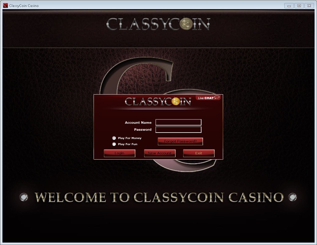 Classy Coin Casino Login