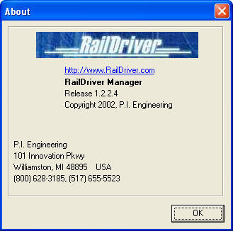 RailDriver Manager Download - Calibrate