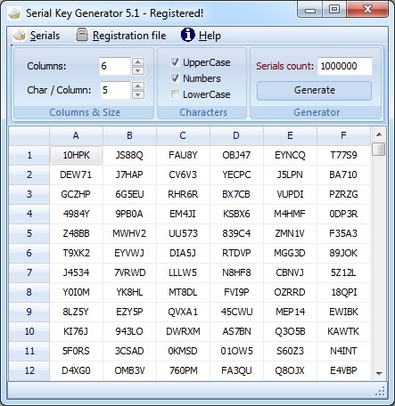 Serial Key Generator Download - This program is designed to generate serial keys your applications