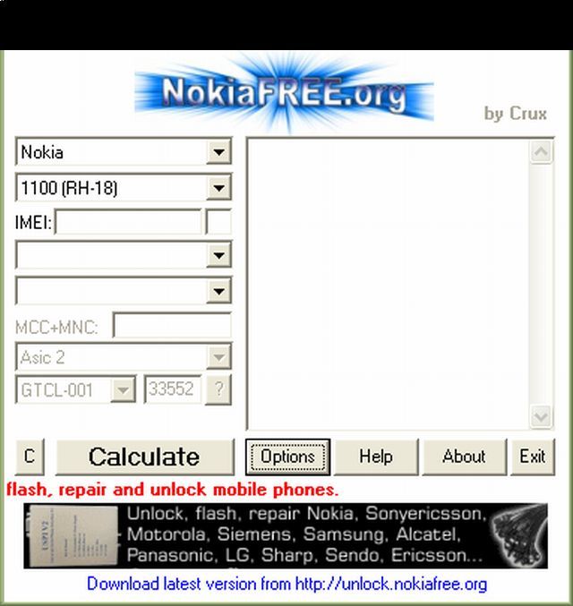 Nokiafree Unlock Codes Calculator 3 2 Download Free Nokiafree Calc Exe