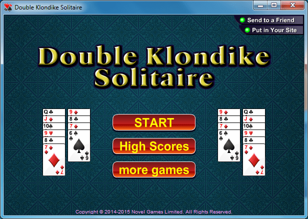 Double Klondike Solitaire