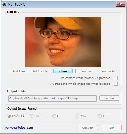 batch convert nef to jpg windows free