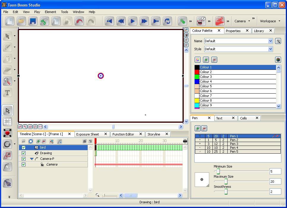 toon boom studio 8.1 how to attache tool bars to window