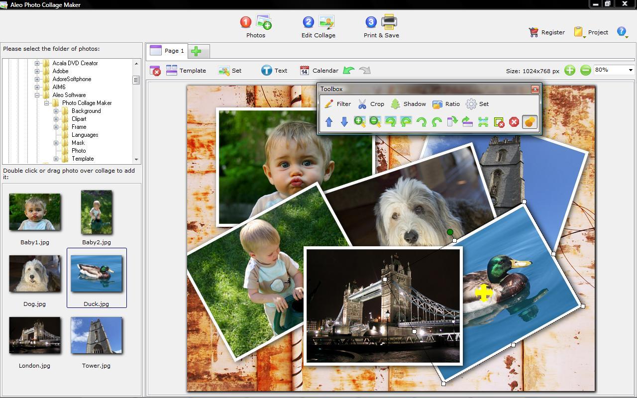Aleo Photo Collage Maker 1.4 Download (Free) - photocollage.exe