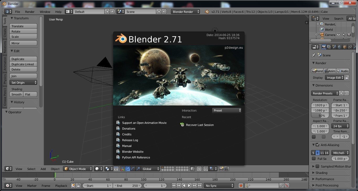 Inde teknisk Ni Blender 2.7 Download (Free) - blender.exe