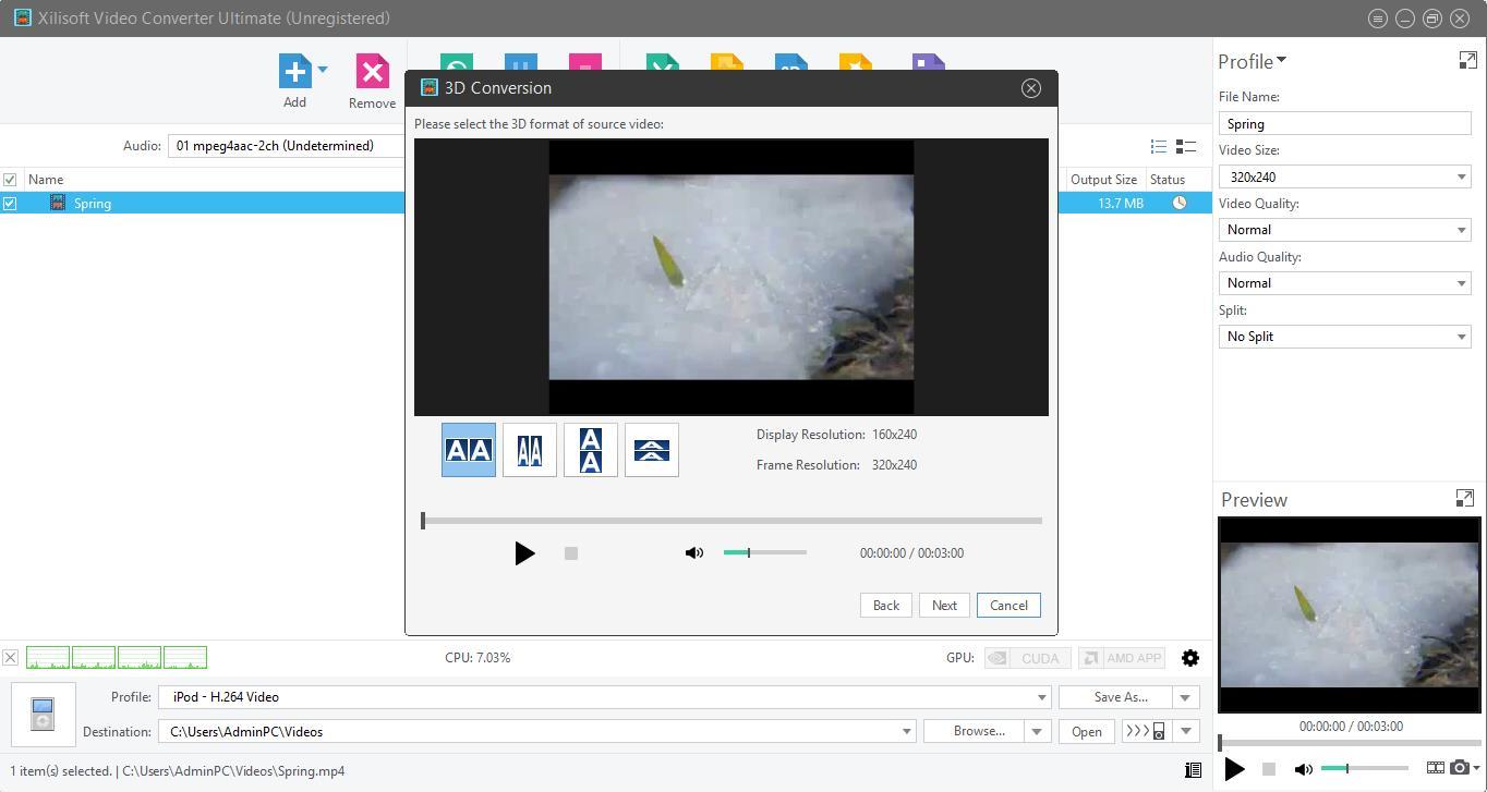 Xilisoft Video Converter Ultimate 7.7 3