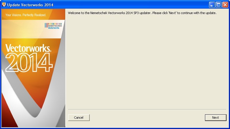 Vectorworks 2014 Service Pack 3 Download - It will update all