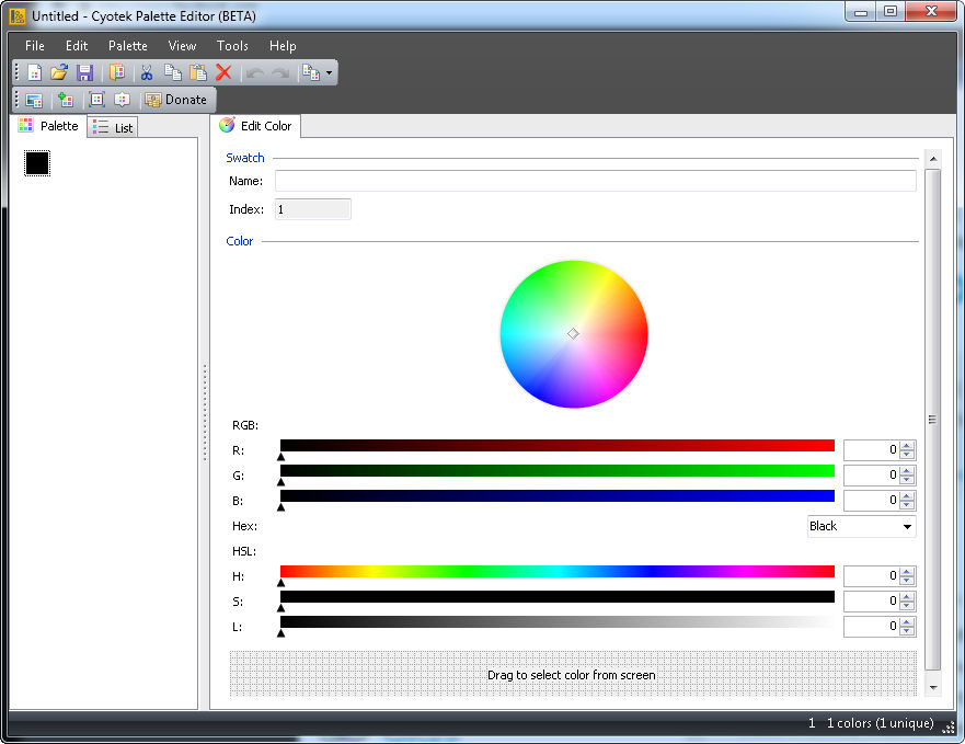 Cyotek Color Palette Editor - Color palette editing made easy • Cyotek