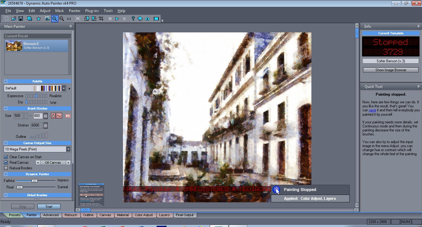 Dynamic Auto Painter Software Informer Make A Common Digital Photograph Look Like A Painting